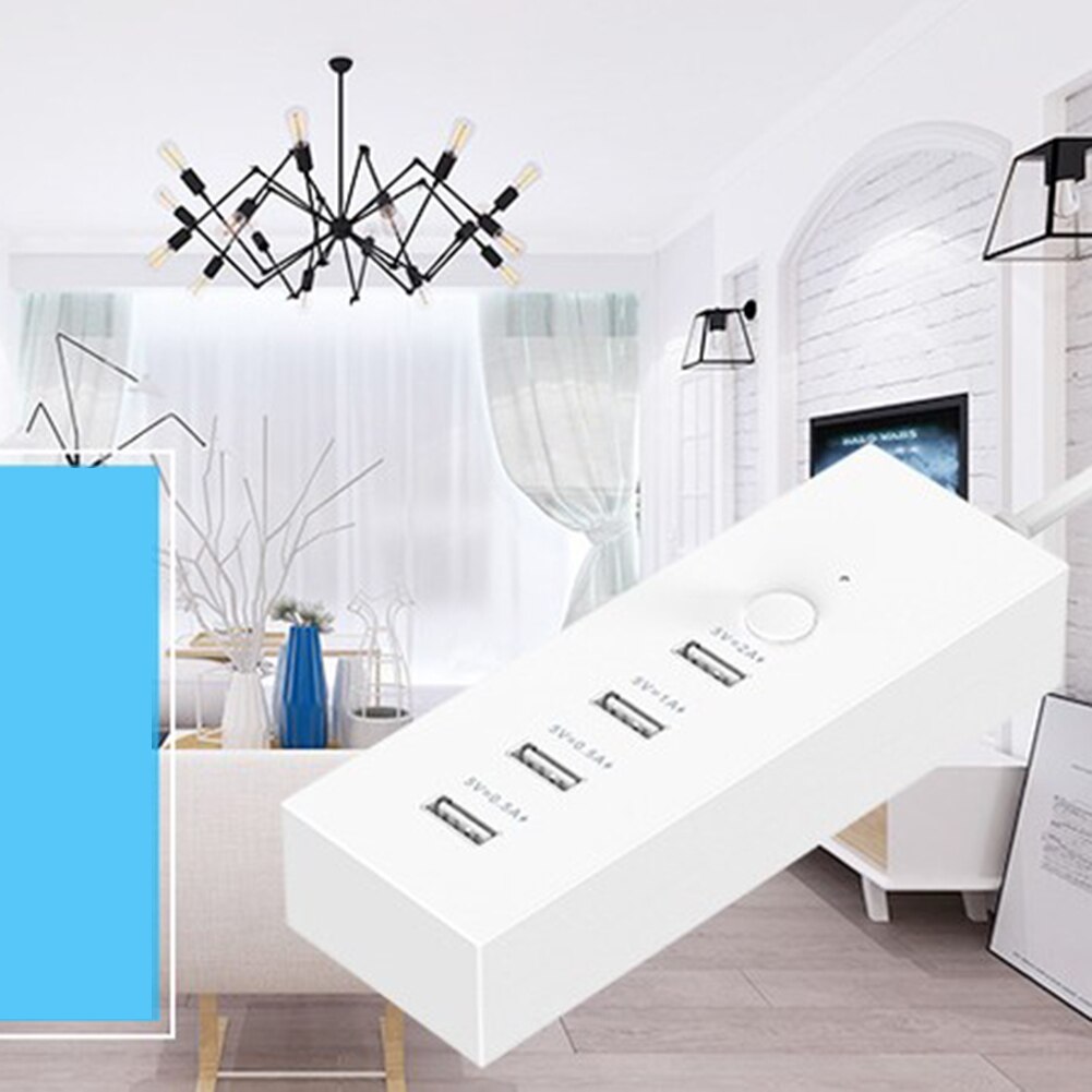 Usb 4 -port-multifunktionsladegerät mit schnellladefunktion und 2a 5v (eu) für smartphones/verschiedene tablet-computer