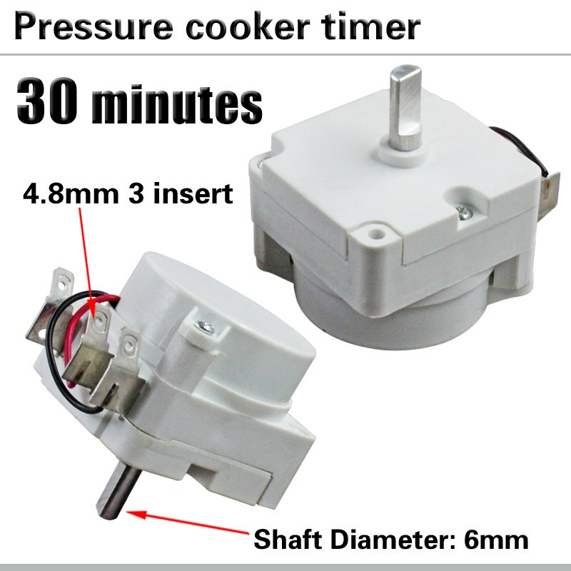 Full white electric pressure cooker timer mechanical timer 30 minutes timer Rice cooker timer