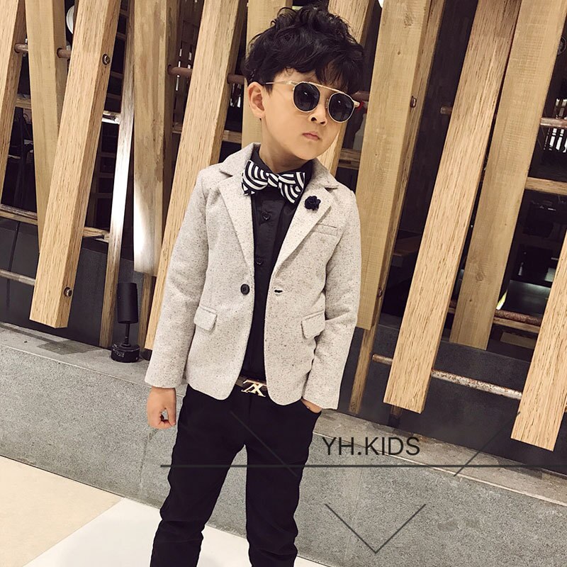 Jongens Meisjes Blazer Jassen Voor Jongens Gentleman Kinderen Viool Jas Kinderen Formele Bruiloft Verjaardag Party Jas Jongen Kleding 2-10Y