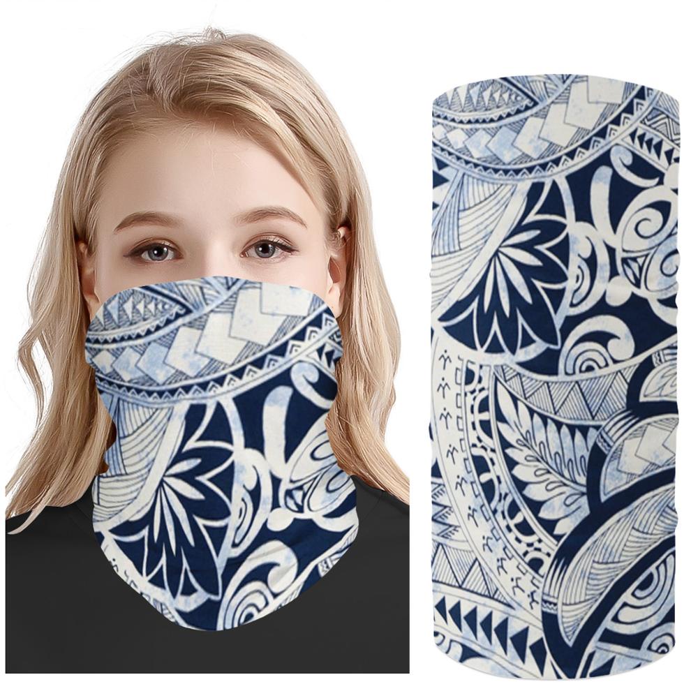 Polynesia Traditional Protective Head Scarf Women UV Protection Magic Face Cover Scarf Dust Wind Bandana Balaclava