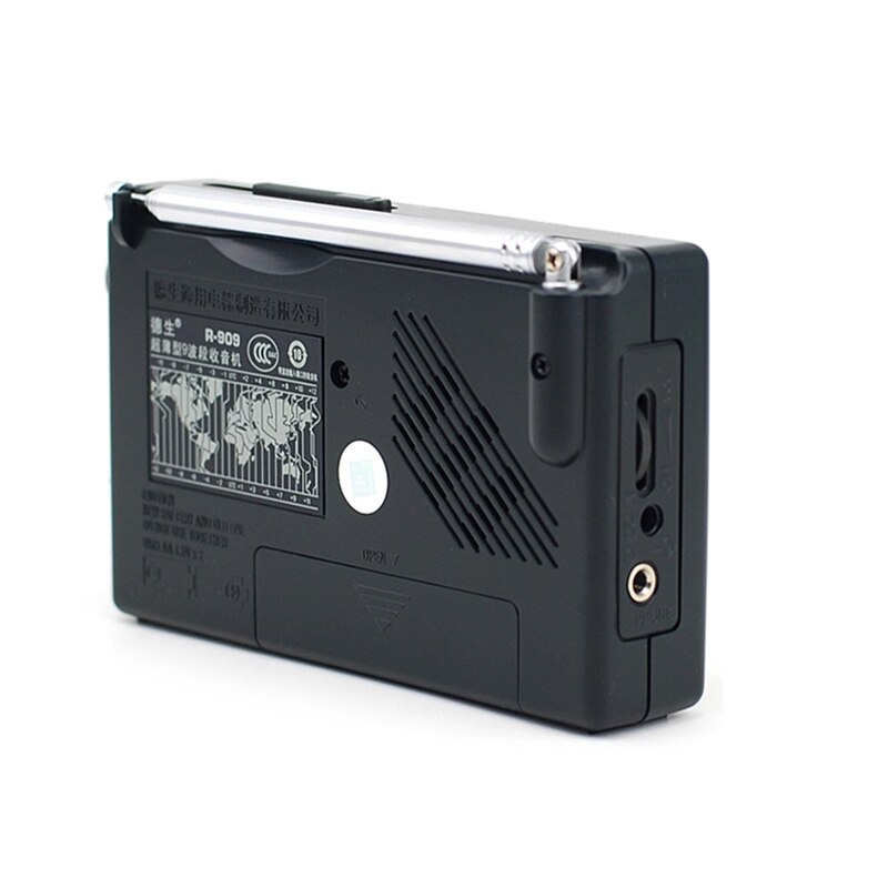 Shortwave Pocket Radio Player Multi-Band Portable Audio Video Consumer Electronics Radio TECSUN R-909 Portable FM AM Radio