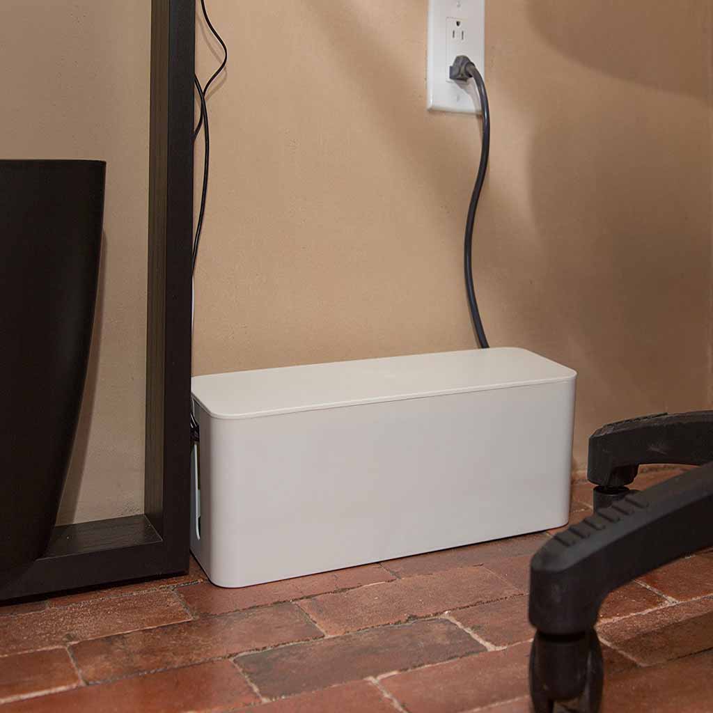 Cable Management Box 15.7x6.1x5.3 inches Cable Management Box Organizer Super Large Cable box for Power Strips