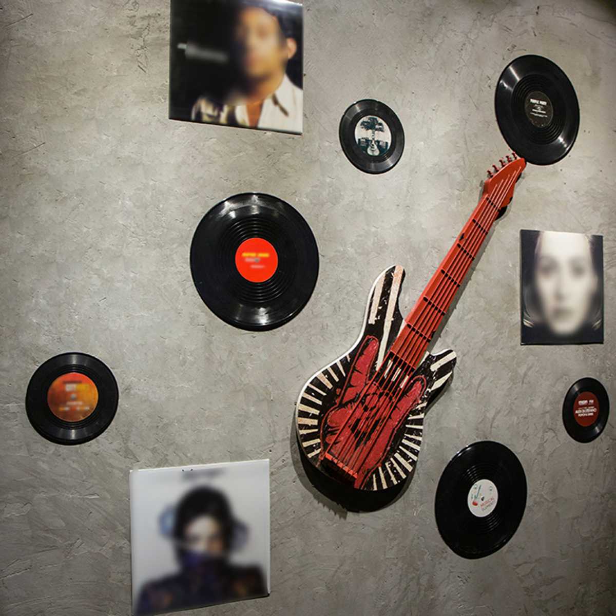Disco de vinilo Vintage redondo americano, decoración de pared, restaurante, Bar, casa, artesanía y obra de arte, , estudio artístico, aspecto Vintage