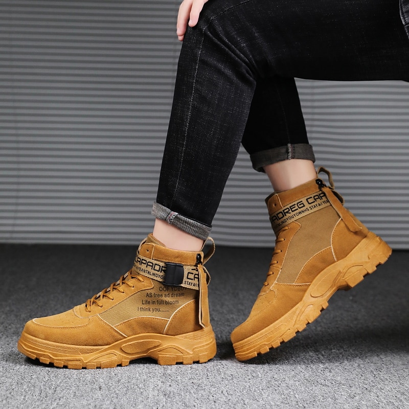 Exklusiva vinterskor män sneakers för män slip on manliga skor vattentäta hålla varma casual skor män