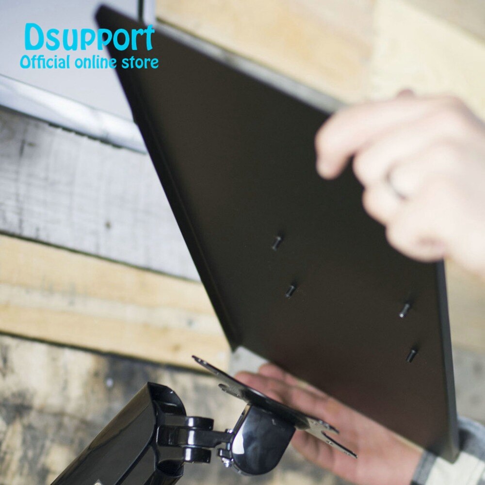 Bandeja de teclado com furo de montagem vesa 100x100mm para diy suporte de teclado de trabalho fixo com monitor titular braço
