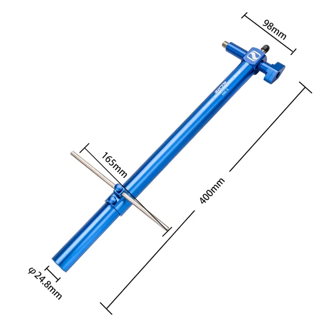 TOOPRE-medidor de alineación de suspensión de cambio trasero de bicicleta, herramienta de enderezamiento de aleación de aluminio para bicicleta de montaña y carretera, rueda de 20-29 pulgadas: Morado