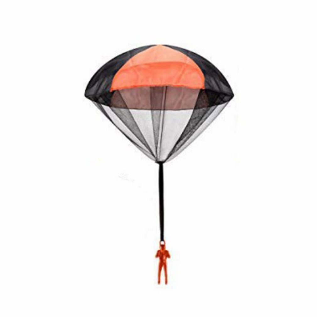 Durable Safe Parachute Kids Hand Throw Parachute Toy Free Toss It Up and Watch Landing Assorted Colors: 3