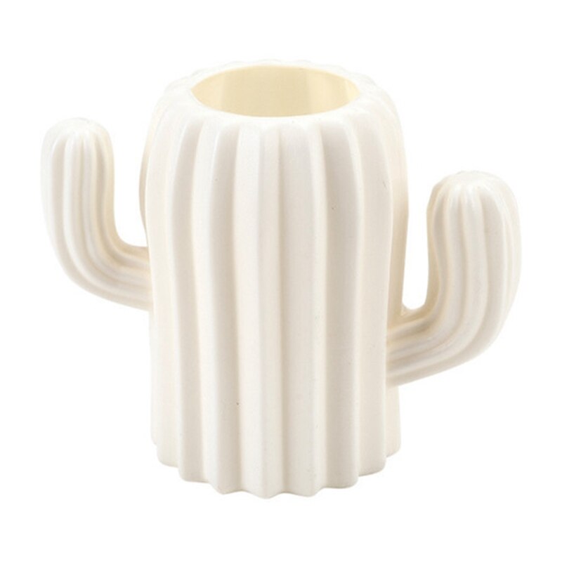 Large Capacity Pen Holder Cute Cactus Pencil Pot Student Desktop Multifunction Storage Box Office Supplies: WT