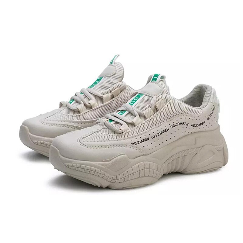 Women Toning Shoes Height Increasing Fitness Swing Shoes Female Platform Breathable Slimming Shoes Sports Sneakers