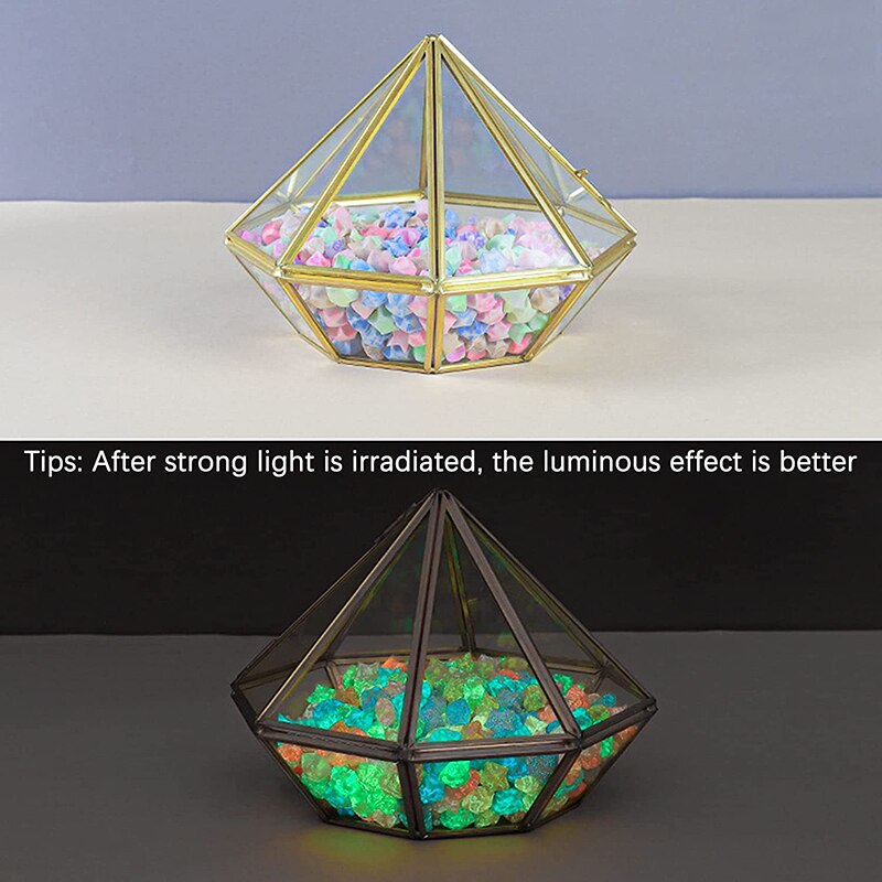 210 Sheets Luminous Origami Stars Paper Strips Lucky Color Star Decoration Folding Paper DIY Hand Crafting Crafts Arts Supplies