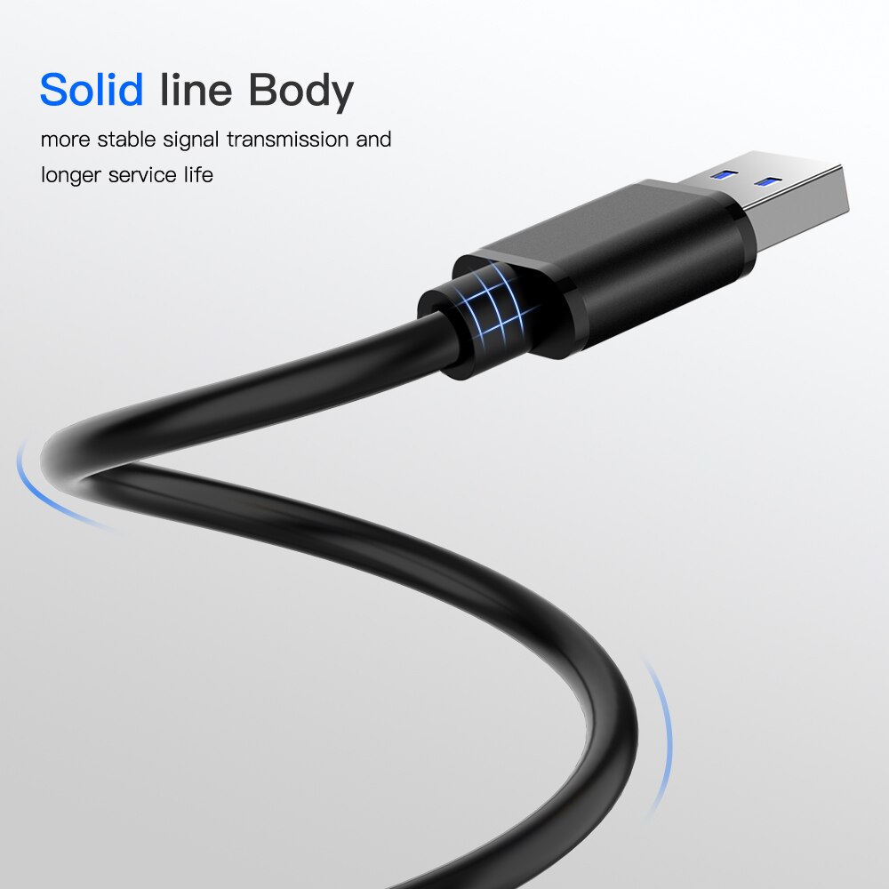 USB3.0 Extension Cable USB 3.0 Cable For Laptop PC Printer Hard Disk Male to Female Data Sync Fast Speed Cord Connector