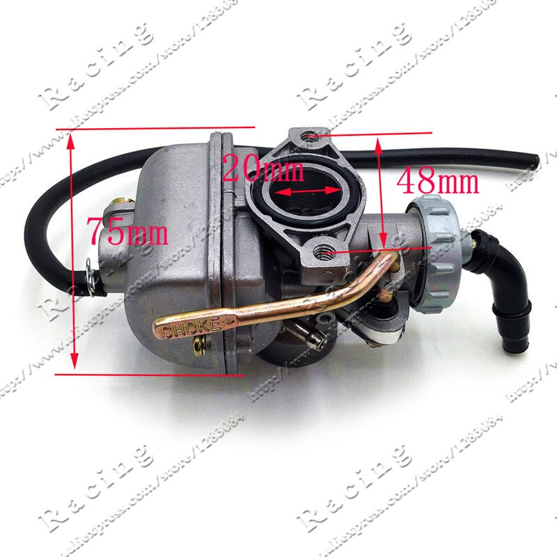 PZ20 20mm Motorcycle Carburetor Carb For 50cc 70cc 90cc 110cc 125cc 135 For Kazuma ATV Quad Go kart SUNL