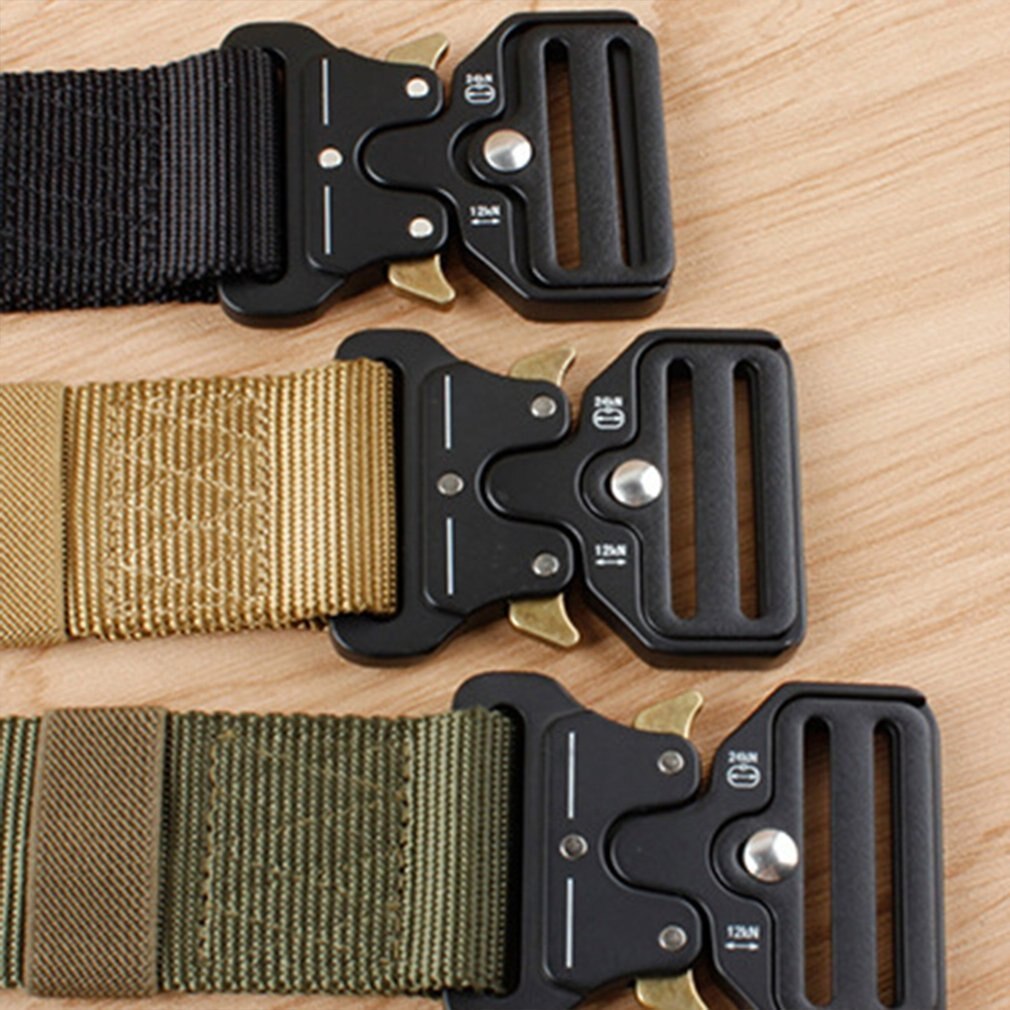 125x 3,8 cm Multi-funktion Armee Grün Gürtel Nylon Schnell trocknend draussen-Männer Sport Schnalle Straße Stil cool für Männer