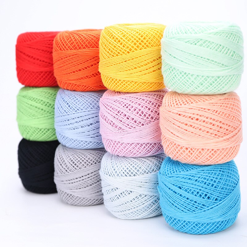 300 Grams/pack Haak Draden Breien Garen Diy Handwerken 0.5Mm Kleur Katoen Zijde Draad Diy Handleiding Breien