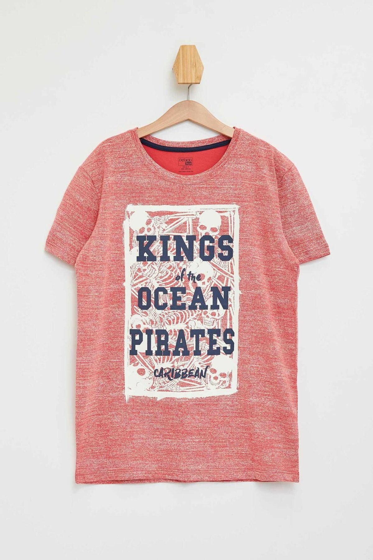 de facto Neue Junge Crewneck Kurzarm Jungen lässig knapp aufbringen verlieren T-Shirt freundlicher Sport T-K7201A619SM