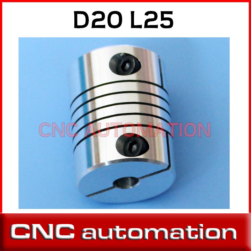 3 stk cnc kobling  id 4 5 6 6.35 7 8mm aluminium stepper motor fleksibel aksel kobling