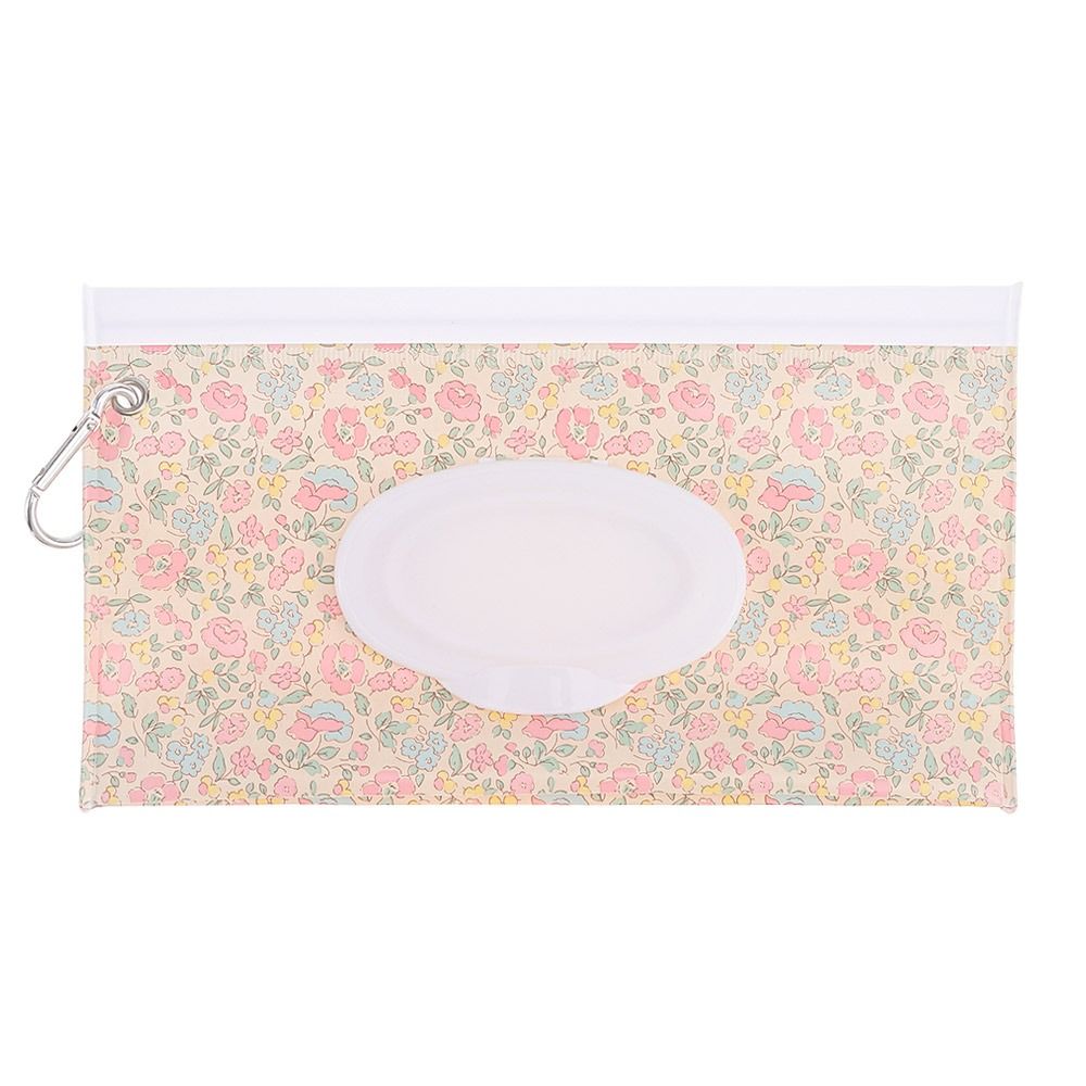 Eva Baby Nat Doekje Draagbare Gesp Doekjes Houder Case Flip Cover Snap-Strap Herbruikbare Navulbare Natte Doekje Buitensue Doos: zwart