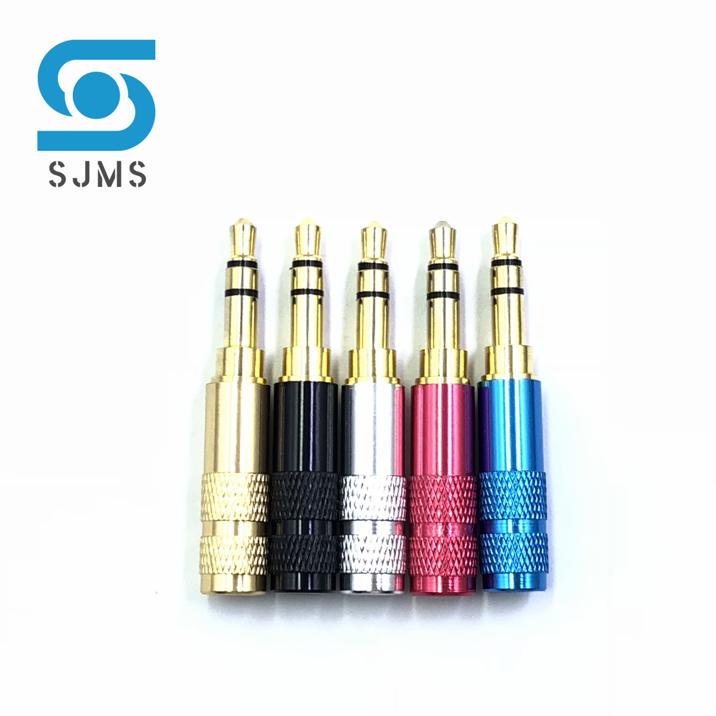 Mini 3.5mm headsetstekker 3- polige jack met clip 3.5 mm reparatie hoofdtelefoon audiostekker jack adapter connector voor 4mm kabeladapter