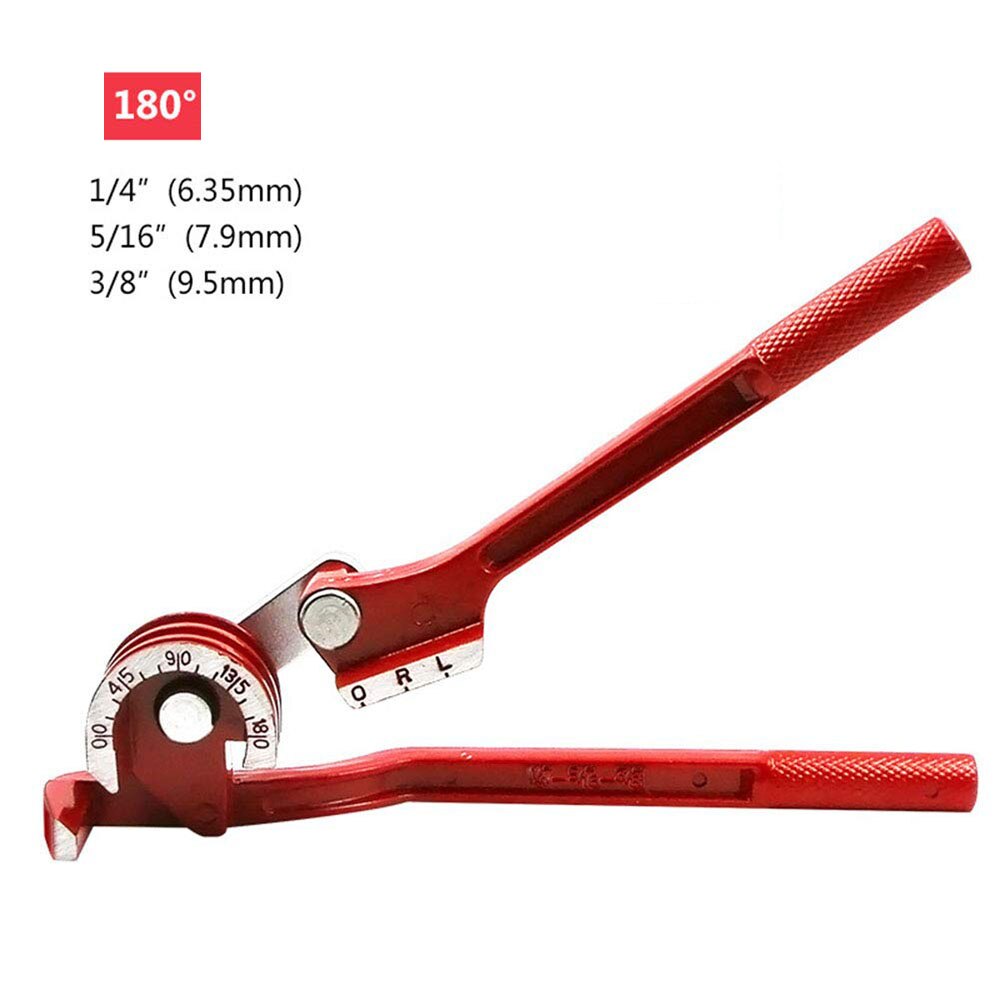 6/8/10mm Rohr Biegen Werkzeug schwer Pflicht Rohr Bieger Aluminium Legierung Schläuche Bieger Bremse Kraftstoff Linie geschwungene Zange 90/180 Grad
