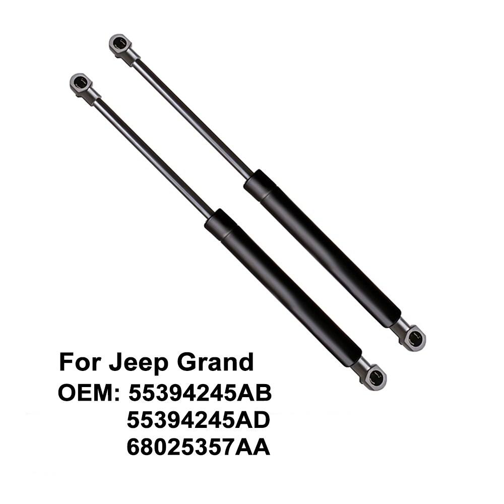 Tailgate Boot Gas Spring Strut Lift Cylinder Support 55394245AB 55394245AD 68025357AA for Jeep Grand 2005 to (pack of 2)