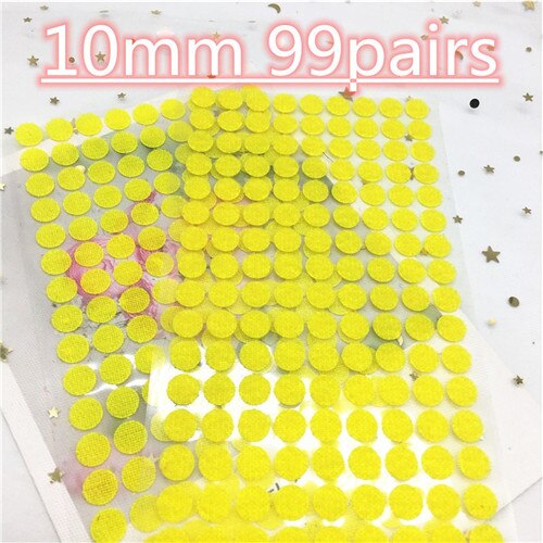 30mm 10mm colorido redondo adesivo auto adesivo prendedor fita ganchos e laços forte cola fita diy dot adesivo disco de náilon: 10mm pink 99pairs