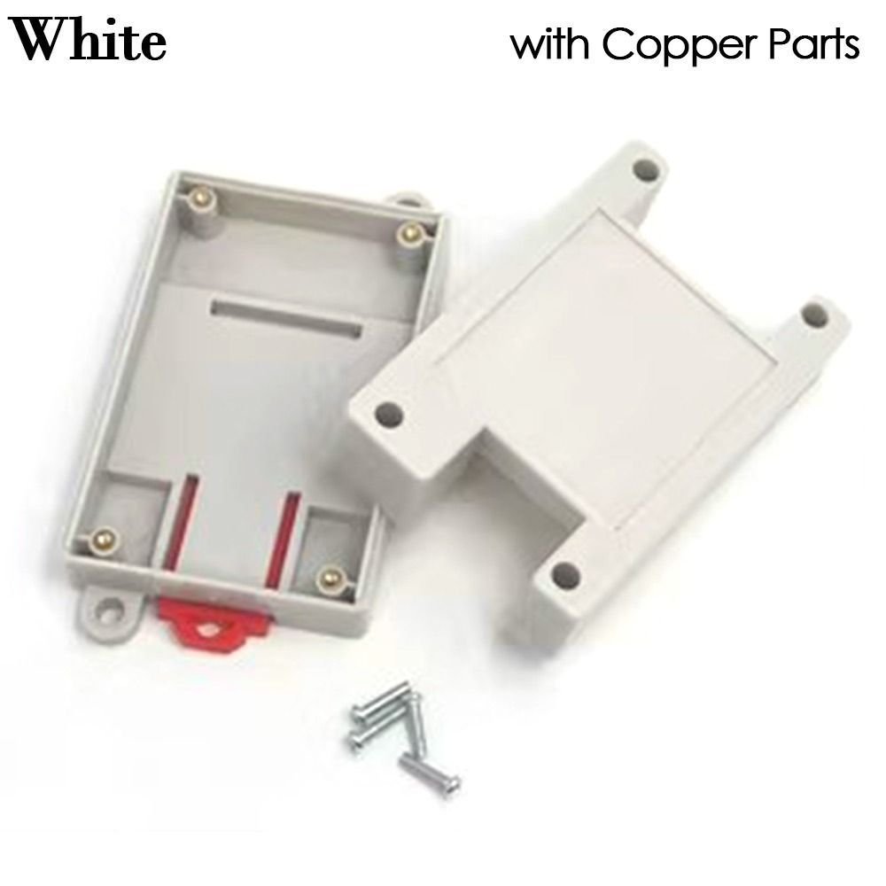 Abs Plastic Plc Controller Behuizing Instrumentenkast Behuizing Waterdichte Dekking Project Elektronische Project Doos: 8mm / Chocolate