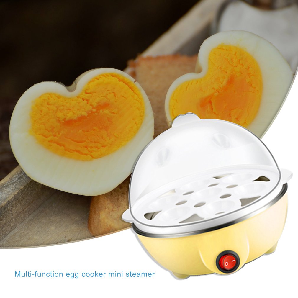 Multi-Function Egg Cooker Mini Steamed Egg Appliance Home Appliance Single-Layer Egg Cooker Breakfast Machine
