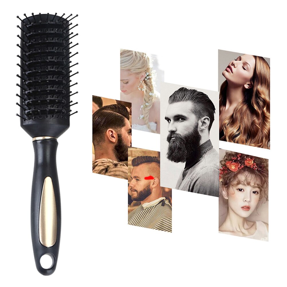 Peines de peluquería antiestáticos peine masajeador para el cabello de cuero cabelludo 3 tipos de salón mango antiestático cepillo de pelo herramientas de estilismo