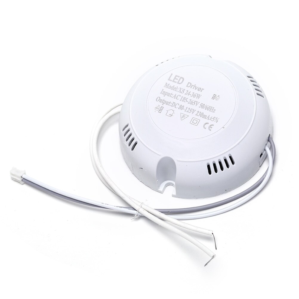 1 Pcs 220v Round Driver 24W 36w LED Driver ceiling Driver Lighting Transform For LED Downlights lights