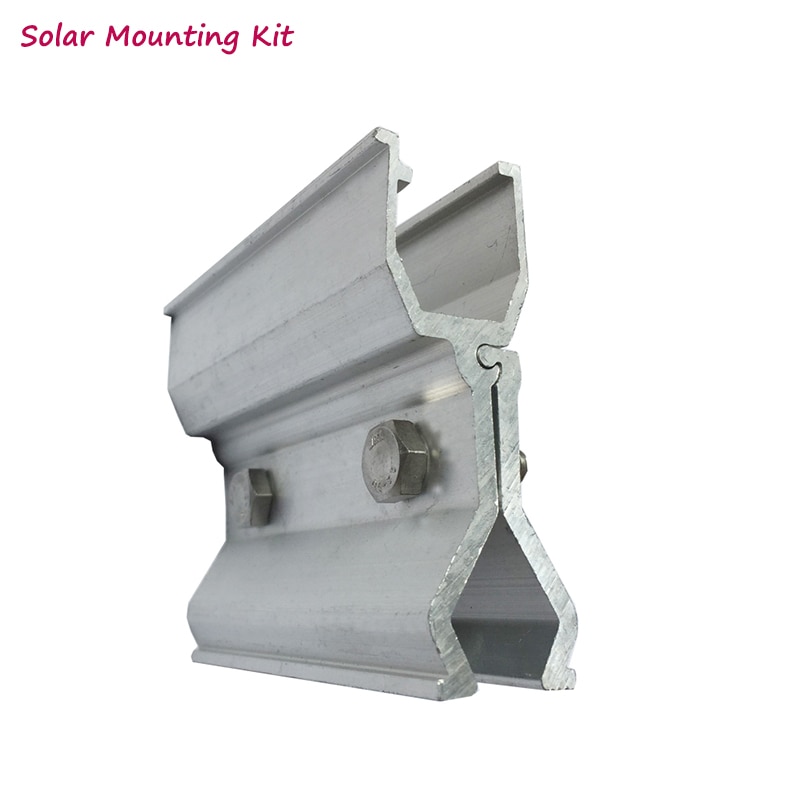 Solar mounting system bracket- kit accessories aluminum without rails for solar panel easy installtion on off grid solar system