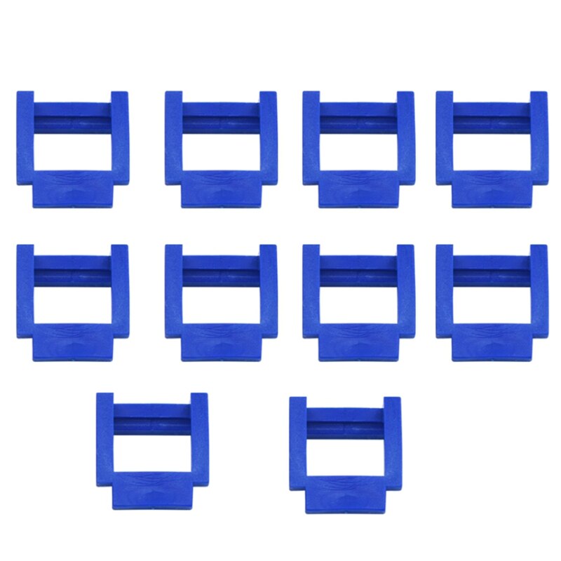 PCIE Riser 1X Retainer Vertical Mount Locker PCI-E X1 Holder PCIE Cable Extender Riser For Video Card Miner: Blue