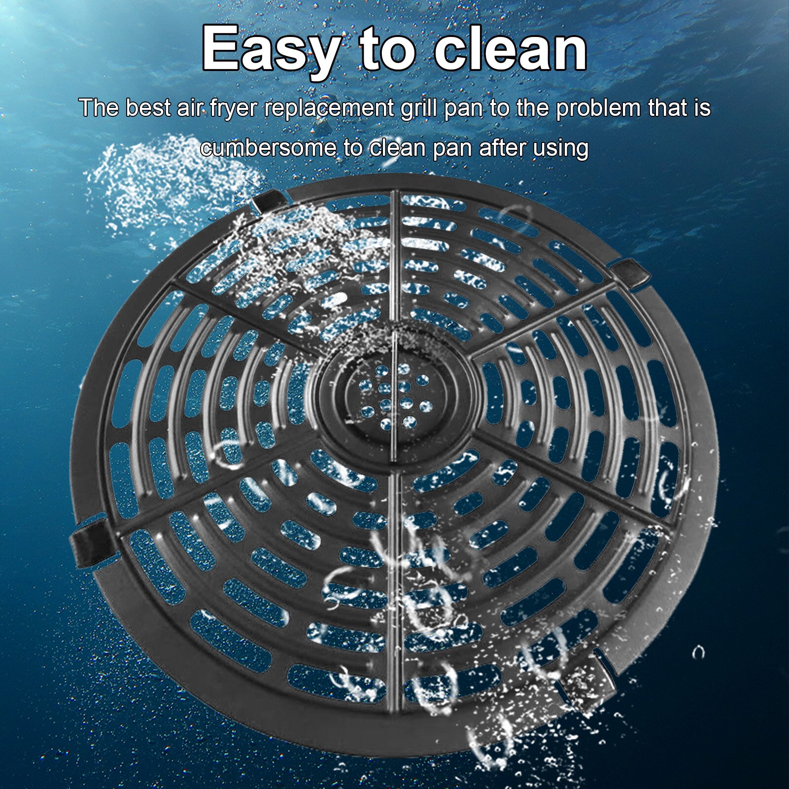 Multi-function Air Fryer Grill Pan Replacement Grill Pan Non-Stick Air Fryer Crisper Pan For Make Fried Potatoes Pizza Chicken