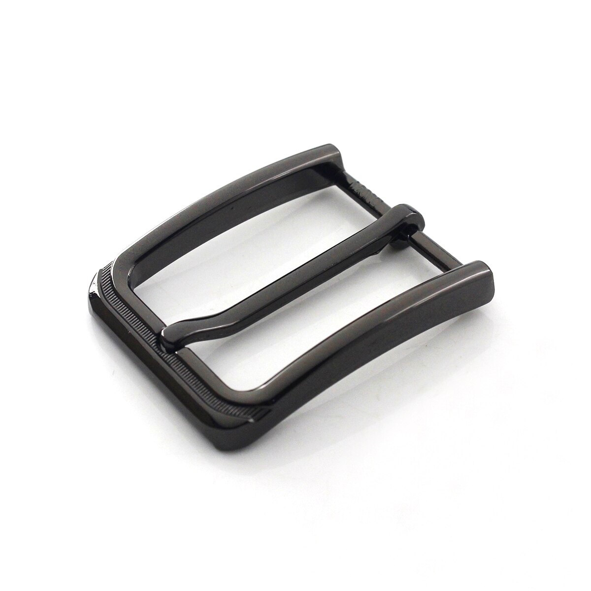 1pcs 35mm Belt Buckle Black For Men Metal Clip Buckle End Bar Heel Bar Single Pin Buckle for Leather Craft Strap DIY