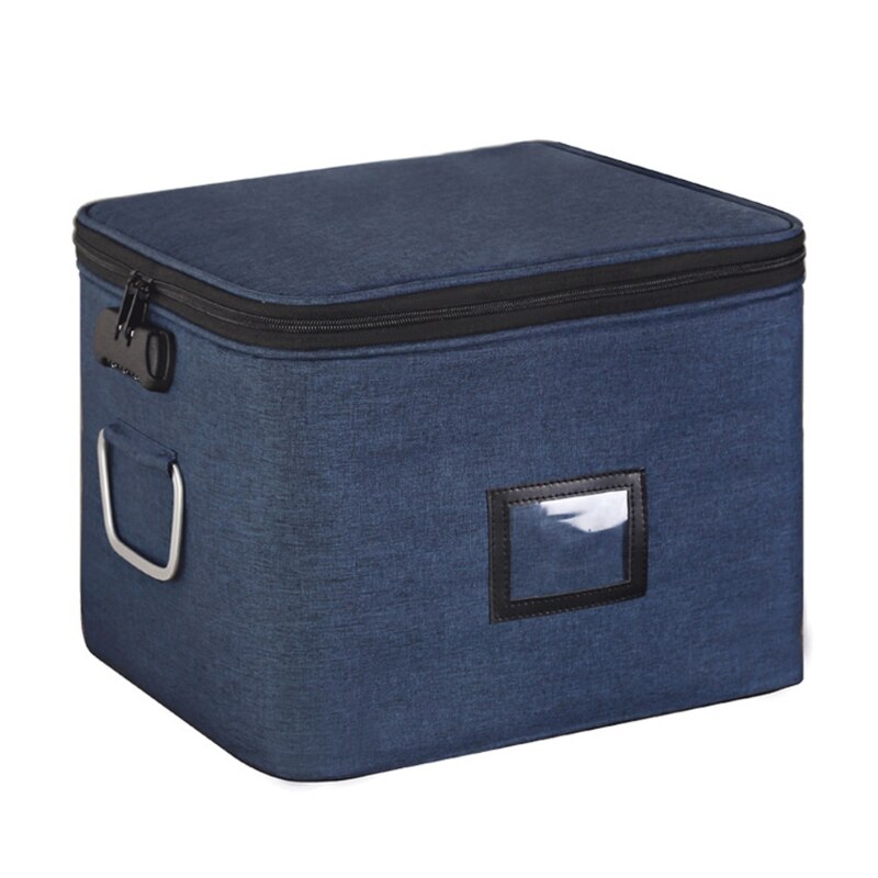 Multi-layer Document Organizer Portable Password Files Bag Briefcase Large Capacity Storage Case Travel