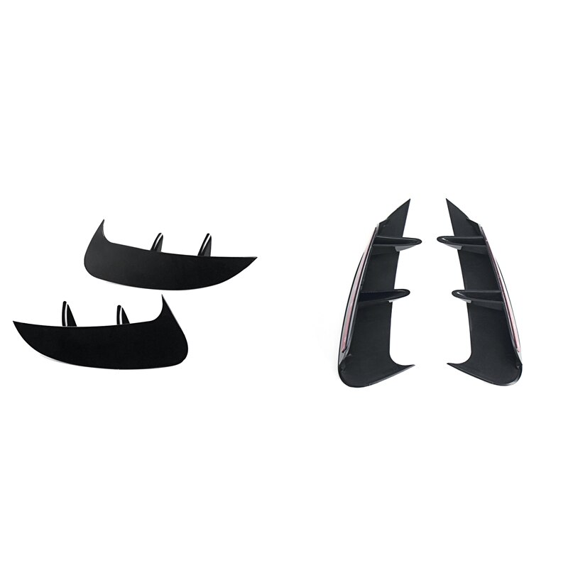 Canards laterales de ventilación de coche para mercedes-benz Clase a, alerón de parachoques delantero y trasero, 4 Uds.