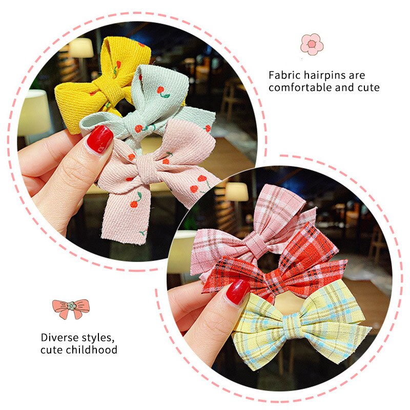 5/10 Pcs/Set Leuke Baby Haar Clips Bloem Rooster Bows Kids Meisjes Haarspelden Dot Kinderen Hoofddeksels Haarspeldjes Baby Haar accessoires
