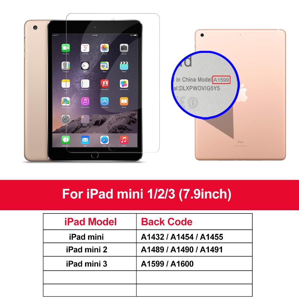 Ipad 10.2 7th skærmbeskytter ipad pro 11 hærdet glas til 9.7 ipad 5 6th air 2 mini 1 2 3 4 5 7.9 10.5 film: Ipad-mini 1 2 3
