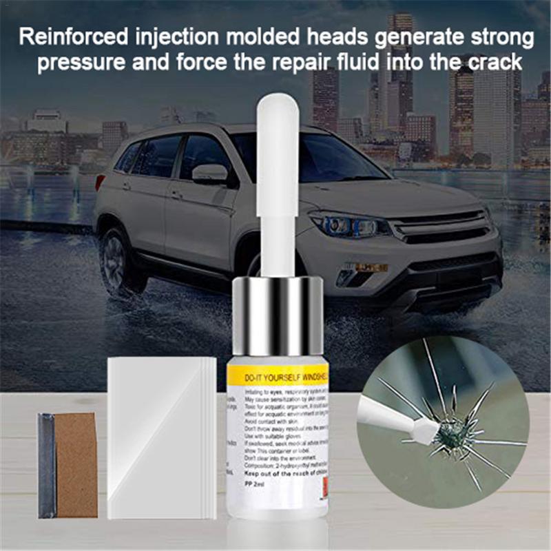 Auto Glas Nano Reparatie Vloeibaar Voertuig Raam Ruit Reparatie Tool Set Auto Ruit Scratch Crack Diy Reparatie Tool Set