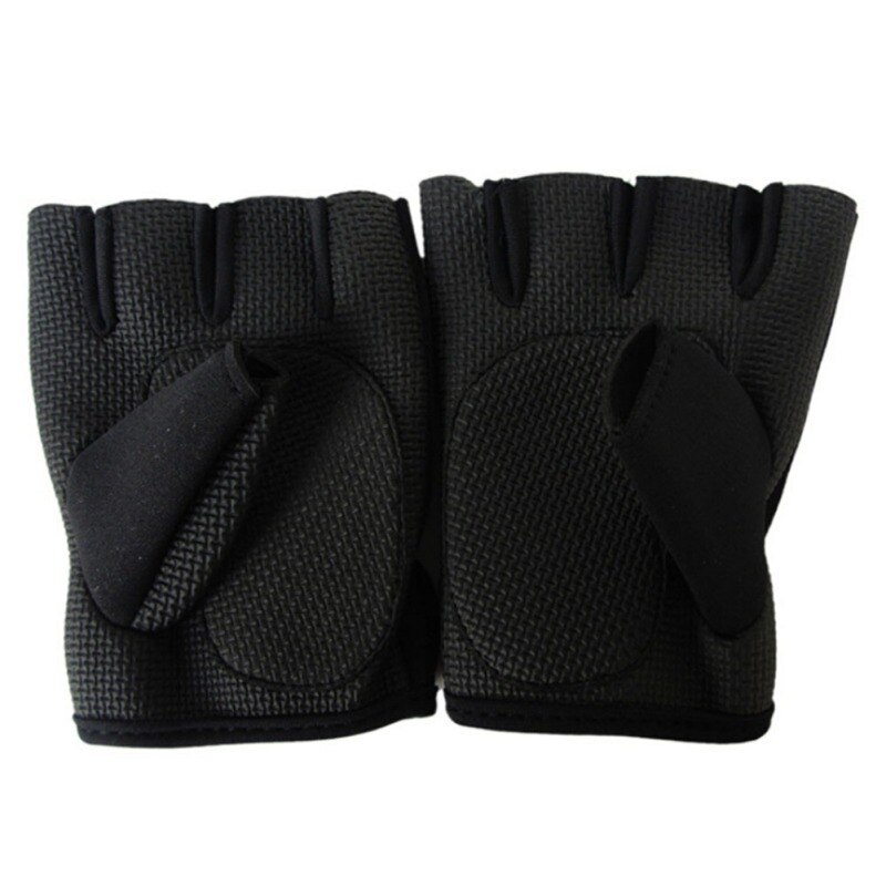 Women Men Weight Lifting Exercise Half Finger Work Out Gloves