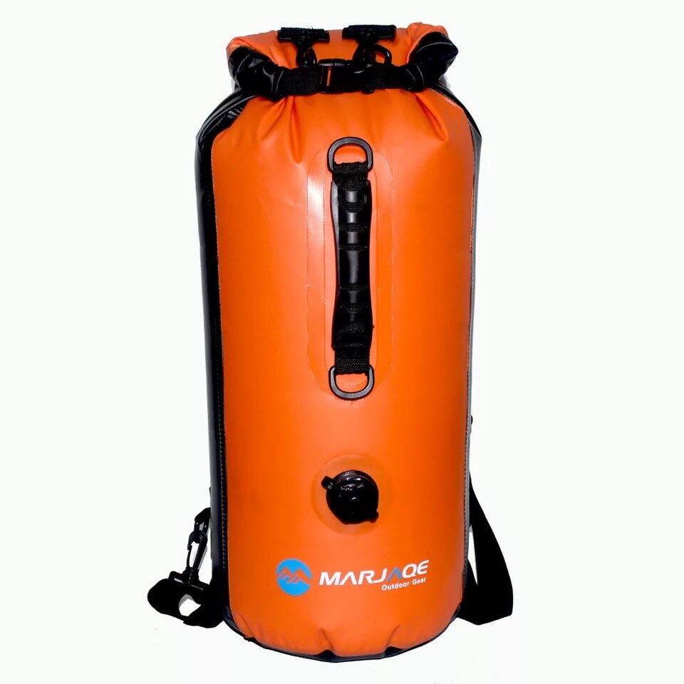 30l oppblåsbare dykkebag vanntett tørr bag ryggsekk sammenleggbar bøtte fiske roll top ryggsekk hav drybag kajakk utendørs pakke: 30 lorange