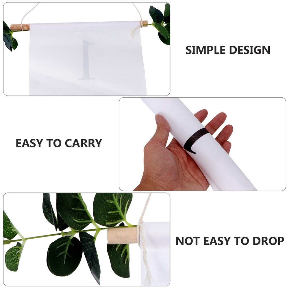 1pc- parts flag enkel stil banner stof kunst flag til middag