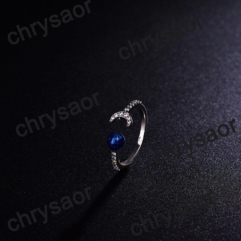 Winter 925 Sterling Silver Ring Sparkling Snowflake Rings Women Engagement Anniversary Jewelry