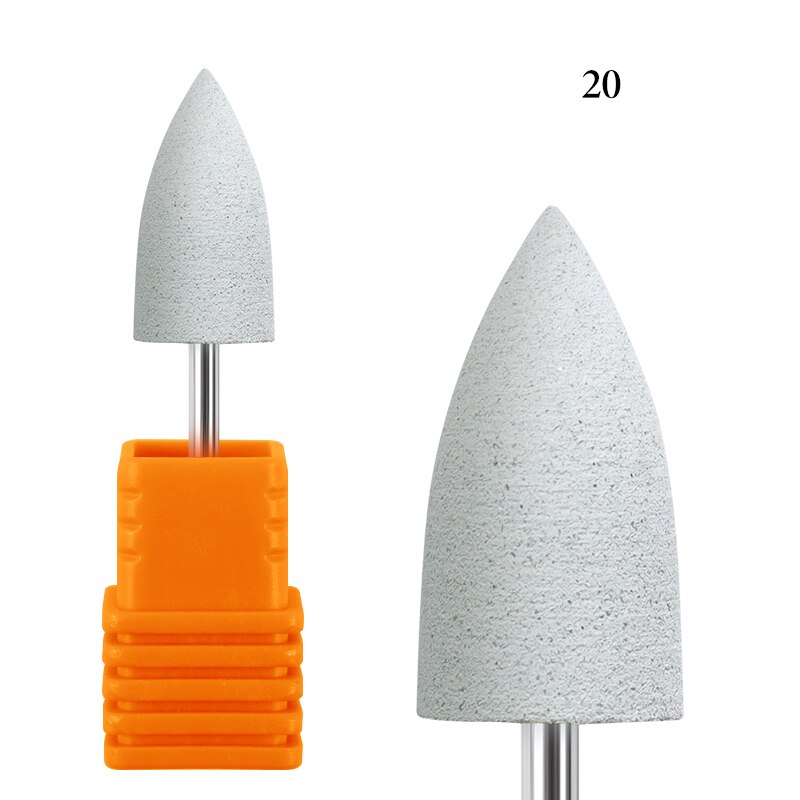 Brocas para uñas amoladora de silicona para esmalte de uñas cortador rotatorio de cutícula para manicura herramientas eléctricas Accesorios: VQ04311