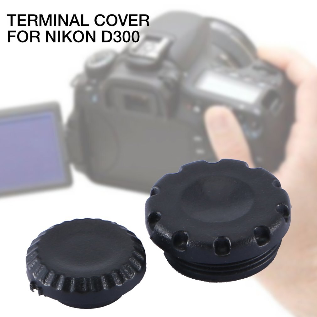 2 Pièces/ensemble Caméra Obturateur Télécommande Bouchon Flash Synchro PC Cache-bornes Pour Nikon D300 Caméra Cache-bornes Pour Appareil Photo Nikon