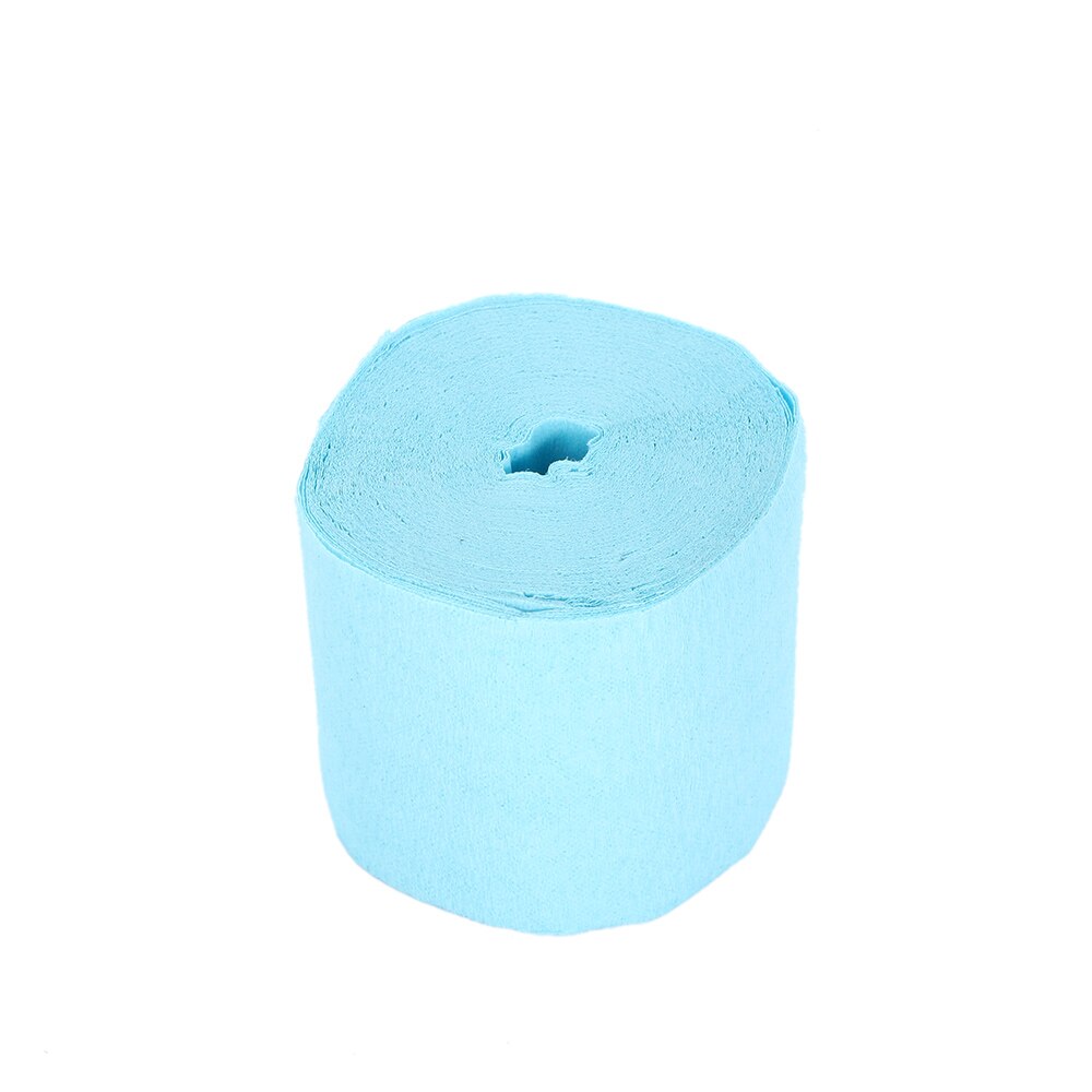 Emballage de fleurs en papier crêpe plissé 1 rouleau | Artisanat bricolage pour Scrapbooking, décoration pour Festival anniversaire, noël, 3.5cm * 10m: light blue