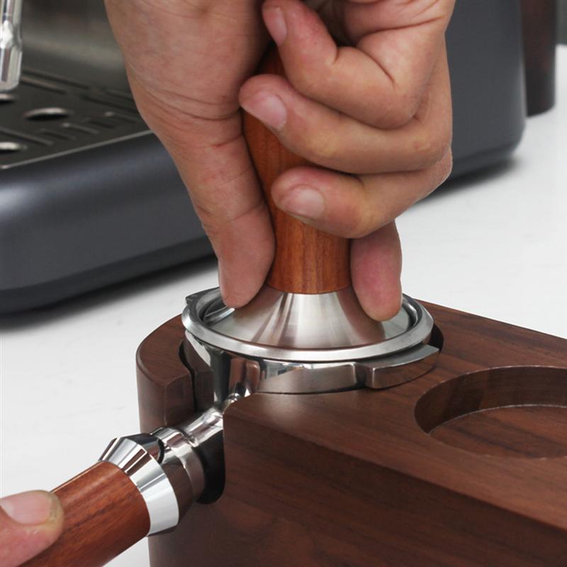 Rustfrit stålkaffe knuser moderne stil kaffebønnepresseværktøj