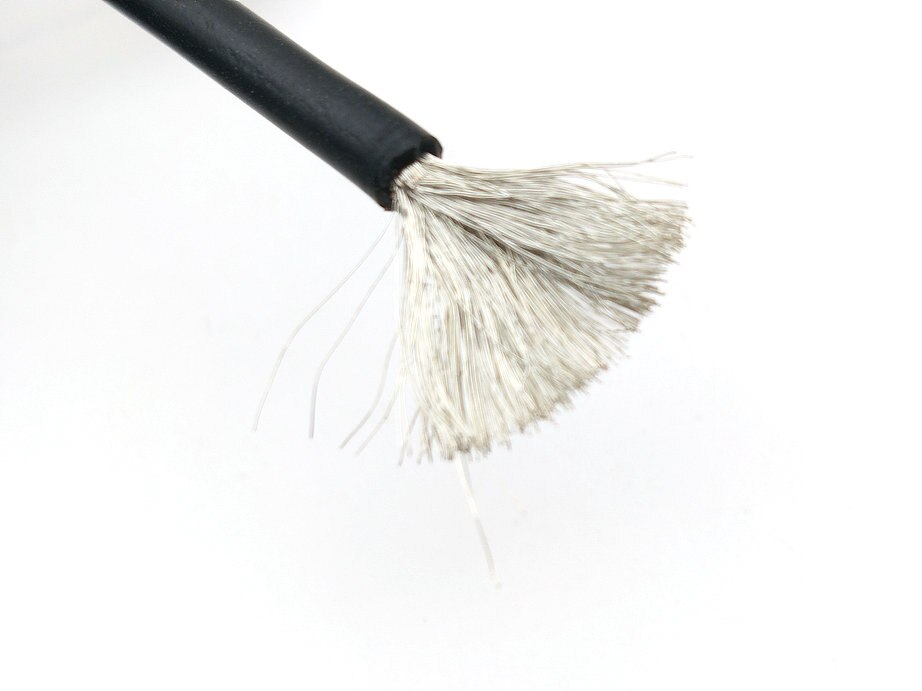 3000V 14AWG 10M BLACK Silicone Wire Flexible Stranded Copper Cable