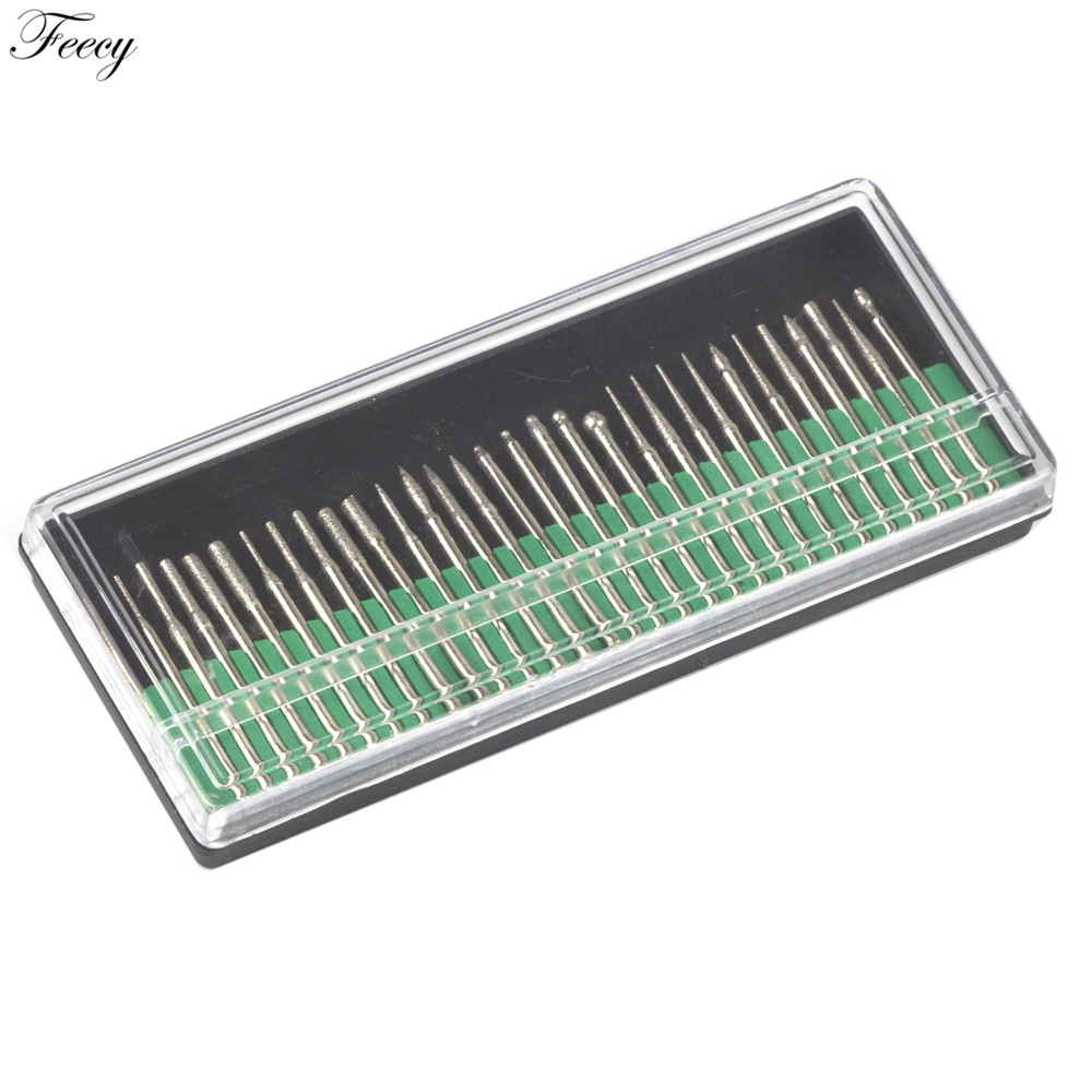 Diamond Milling Cutter for Manicure Nail Pedicure Drill Bits Set Nail Manicure Drill Milling Nail Cutter Nozzles for Manicure