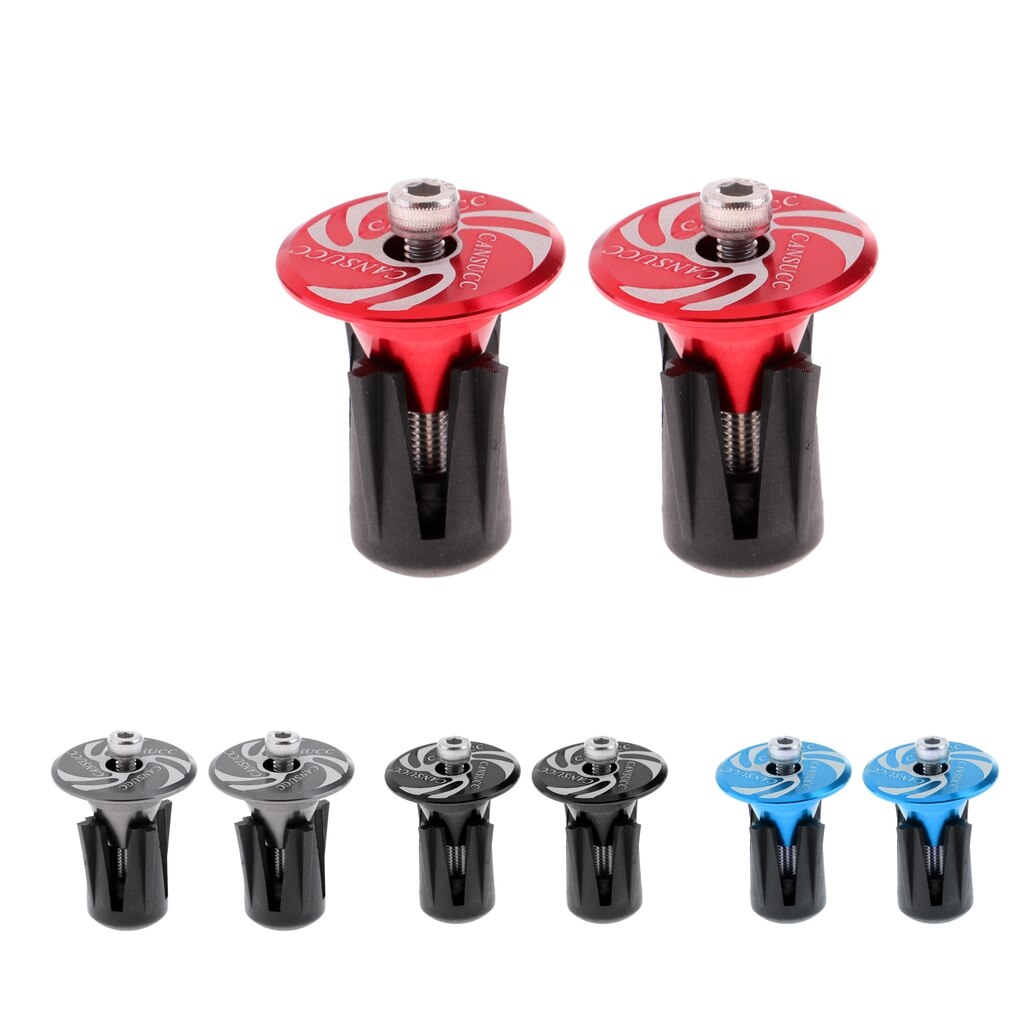 2pcs Handle Grip Bar End Plugs Handlebar Plugs for Road Bike Mountain Bike