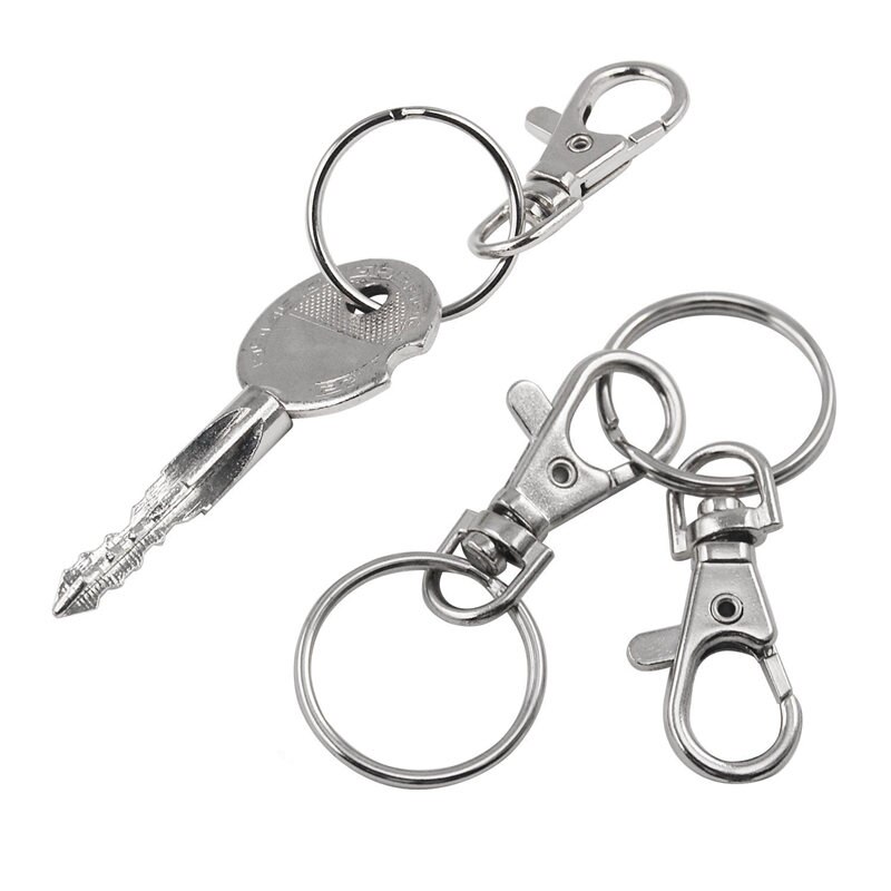 20 small removable screw caps for key rings - carabiner key chain - cosmetics & jewelery